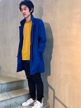 「B2nd」｜「アイテム（ナイロンジャケット）」を使った、yamamotoさん（メンズ・170cm）の春コーディネート