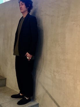 「大学生」｜「アイテム（スリッポン）」を使った、yamamotoさん（メンズ・170cm）の夏コーディネート