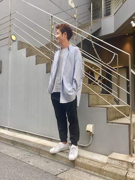 「cathy jane（キャシージェーン）のアイテム」を使った、yamamotoさん（メンズ・170cm）の秋コーディネート