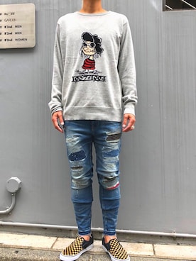 「surt（サート）のアイテム」を使った、yamamotoさん（メンズ・170cm）の秋コーディネート