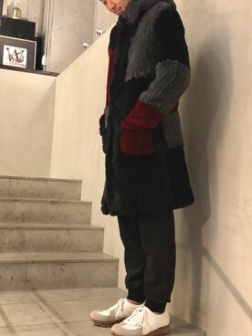 「ISAMU KATAYAMA BACKLASH（イサムカタヤマバックラッシュ）のアイテム（ジャケット/アウター）」を使った、yamamotoさん（メンズ・170cm）の秋コーディネート
