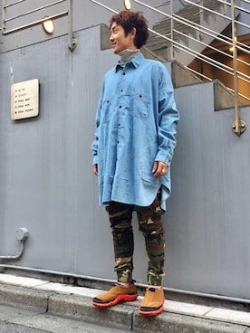 「cathy jane（キャシージェーン）のアイテム」を使った、yamamotoさん（メンズ・170cm）の秋コーディネート