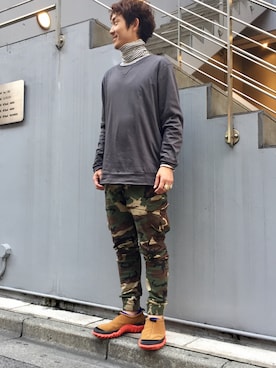「B2nd」｜yamamotoさん（メンズ・170cm）の秋コーディネート