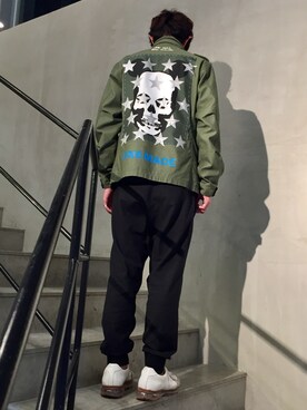 「アイラブCONVERSE」｜yamamotoさん（メンズ・170cm）の冬コーディネート