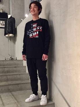 「MARBLES（マーブルズ）のアイテム」を使った、yamamotoさん（メンズ・170cm）の冬コーディネート