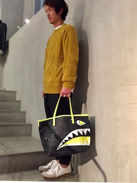 「GENTIL BANDIT（ジャンティバンティ）のアイテム」を使った、yamamotoさん（メンズ・170cm）の冬コーディネート