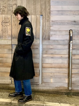 「秋」｜「アイテム（トレンチコート）」を使った、yamamotoさん（メンズ・170cm）の秋コーディネート