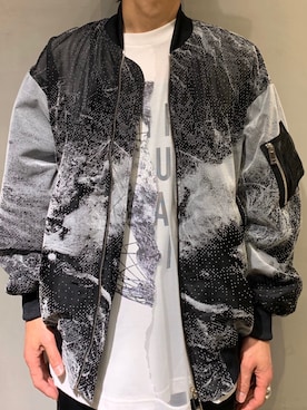 「TAAKK（ターク）のアイテム（ジャケット/アウター）」を使った、yamamotoさん（メンズ・170cm）の冬コーディネート