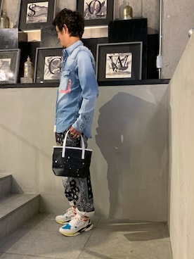 「surt（サート）のアイテム」を使った、yamamotoさん（メンズ・170cm）の春コーディネート