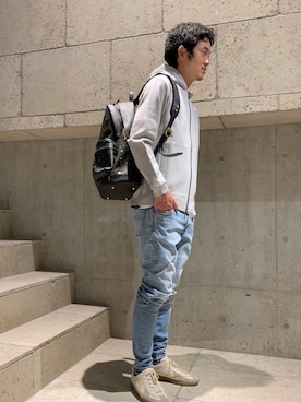 「surt（サート）のアイテム」を使った、yamamotoさん（メンズ・170cm）の秋コーディネート