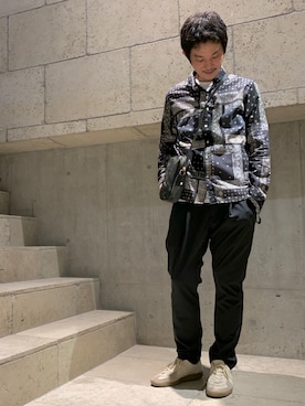 「B'2nd（ビーセカンド）のアイテム（バッグ）」を使った、yamamotoさん（メンズ・170cm）の秋コーディネート