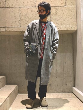 「B'2nd（ビーセカンド）のアイテム（バッグ）」を使った、yamamotoさん（メンズ・170cm）の秋コーディネート