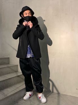 「B'2nd（ビーセカンド）のアイテム（トップス）」を使った、yamamotoさん（メンズ・170cm）の秋コーディネート