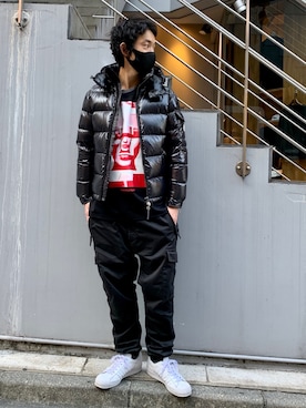 「MARBLES（マーブルズ）のアイテム」を使った、yamamotoさん（メンズ・170cm）の秋コーディネート