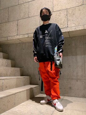 「B'2nd（ビーセカンド）のアイテム（トップス）」を使った、yamamotoさん（メンズ・170cm）の冬コーディネート