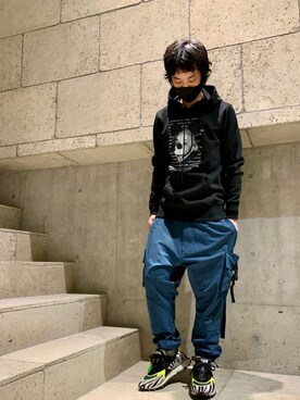 「Kare/ME（カーミー）のアイテム」を使った、yamamotoさん（メンズ・170cm）の冬コーディネート