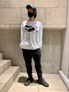 「B2nd」｜「アイテム（帽子）」を使った、yamamotoさん（メンズ・170cm）の冬コーディネート