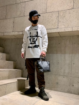 「MARBLES（マーブルズ）のアイテム」を使った、yamamotoさん（メンズ・170cm）の冬コーディネート