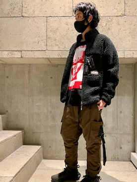 「B2nd」｜「アイテム（ブルゾン）」を使った、yamamotoさん（メンズ・170cm）の冬コーディネート