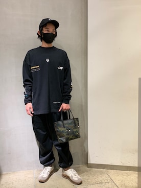 「Kare/ME（カーミー）のアイテム」を使った、yamamotoさん（メンズ・170cm）の冬コーディネート