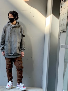「B'2nd（ビーセカンド）のアイテム（シューズ）」を使った、yamamotoさん（メンズ・170cm）の冬コーディネート