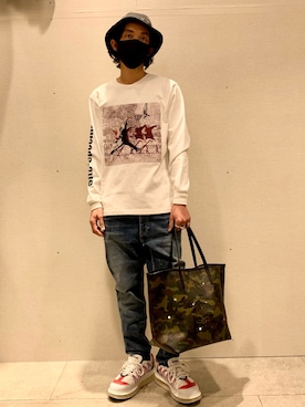 「B'2nd（ビーセカンド）のアイテム（シューズ）」を使った、yamamotoさん（メンズ・170cm）の冬コーディネート