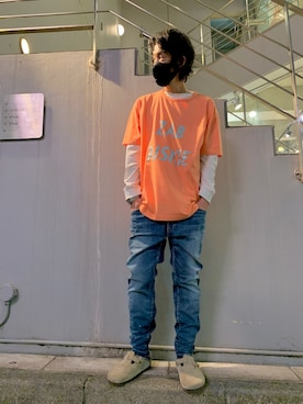 「surt（サート）のアイテム」を使った、yamamotoさん（メンズ・170cm）の冬コーディネート