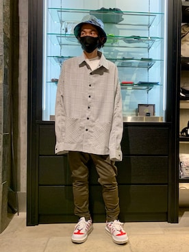 「B'2nd（ビーセカンド）のアイテム」を使った、yamamotoさん（メンズ・170cm）の冬コーディネート