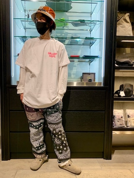 「GALLERY DEPT（ギャラリーデプト）のアイテム」を使った、yamamotoさん（メンズ・170cm）の冬コーディネート