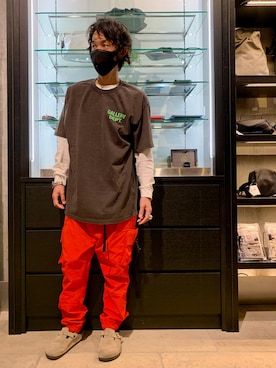 「GALLERY DEPT（ギャラリーデプト）のアイテム」を使った、yamamotoさん（メンズ・170cm）の冬コーディネート