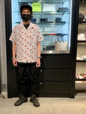 「LUSOR（ルーソル）のアイテム」を使った、yamamotoさん（メンズ・170cm）の春コーディネート