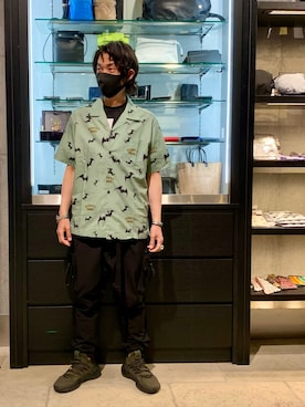 「LUSOR（ルーソル）のアイテム」を使った、yamamotoさん（メンズ・170cm）の春コーディネート