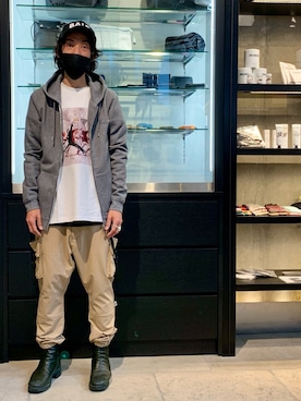 「BALR.（ボーラー）のアイテム」を使った、yamamotoさん（メンズ・170cm）の春コーディネート