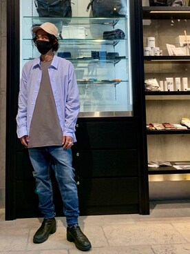 「LUSOR（ルーソル）のアイテム」を使った、yamamotoさん（メンズ・170cm）の春コーディネート