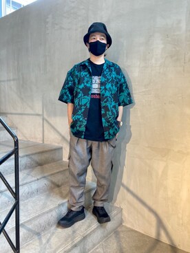 「LUSOR（ルーソル）のアイテム」を使った、yamamotoさん（メンズ・170cm）の春コーディネート