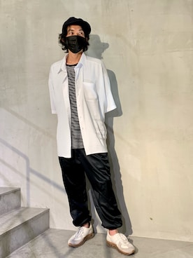 「LUSOR（ルーソル）のアイテム」を使った、yamamotoさん（メンズ・170cm）の春コーディネート