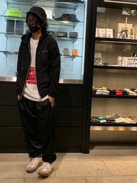 「BALR.（ボーラー）のアイテム」を使った、yamamotoさん（メンズ・170cm）の春コーディネート