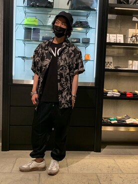 「LUSOR（ルーソル）のアイテム」を使った、yamamotoさん（メンズ・170cm）の春コーディネート