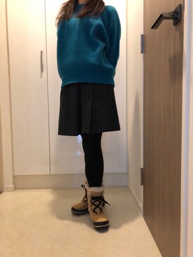 n.s.yukakoさん（レディース・158cm）の冬コーディネート