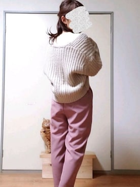 ちくわさん（レディース・154cm）の冬コーディネート