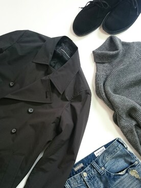 真田丸のプーさんさん（メンズ・173cm）の冬コーディネート