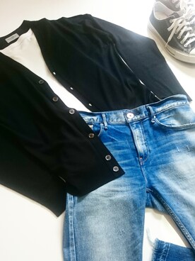 「upperhights（アッパーハイツ）のアイテム」を使った、真田丸のプーさんさん（メンズ・173cm）の秋コーディネート