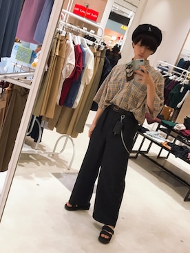 「CONVERSE（コンバース）のアイテム（パンツ）」を使った、ゆーきさん（メンズ・165cm）の夏コーディネート