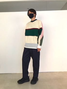 「TOGA（トーガ）のアイテム（トップス）」を使った、ジョーノスケさん（メンズ・176cm）の秋コーディネート