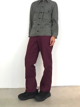 「HAVERSACK（ハバーザック）のアイテム（その他アウター）」を使った、ジョーノスケさん（メンズ・176cm）の秋コーディネート