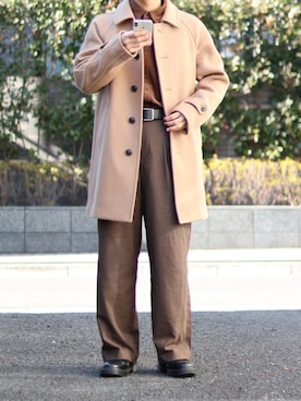 「green label relaxing（グリーンレーベルリラクシング）のアイテム（ジャケット/アウター）」を使った、Naotoさん（メンズ・165cm）の冬コーディネート