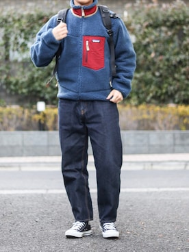 「グレゴリー」｜「アイテム（ブルゾン）」を使った、Naotoさん（メンズ・165cm）の冬コーディネート