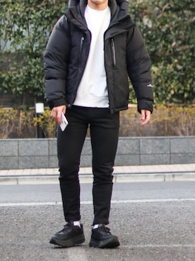 「バルトロ」｜「アイテム（スウェット）」を使った、Naotoさん（メンズ・165cm）の冬コーディネート