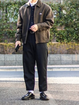「Steven Alan（スティーブンアラン）のアイテム（レッグウェア）」を使った、Naotoさん（メンズ・165cm）の春コーディネート