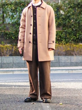「green label relaxing（グリーンレーベルリラクシング）のアイテム（ジャケット/アウター）」を使った、Naotoさん（メンズ・165cm）の春コーディネート